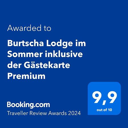 Burtscha Lodge Burserberg Bagian luar foto